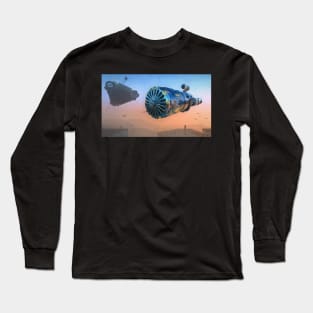 Arrival at a Distant Spaceport Long Sleeve T-Shirt